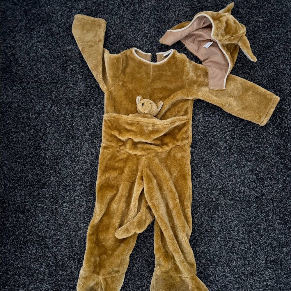 Brown Kangaroo Costume with Hood